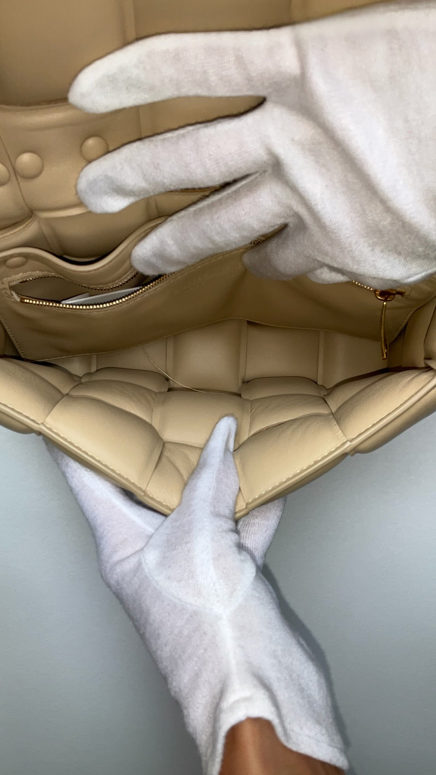 BOTTEGA VENETA Padded Chain “CASSETTE” Bag