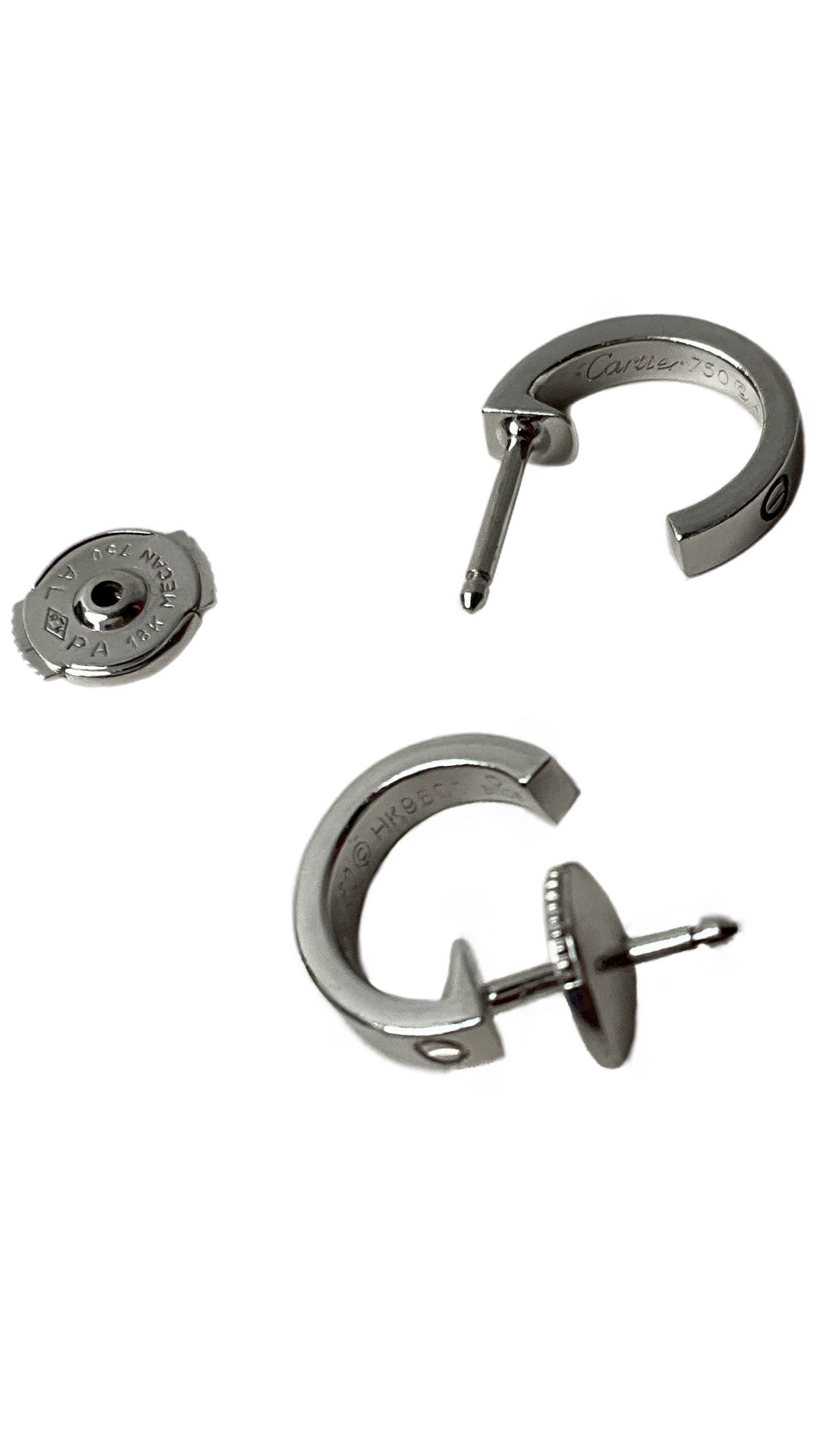 Cartier “Love” Hoop Earrings