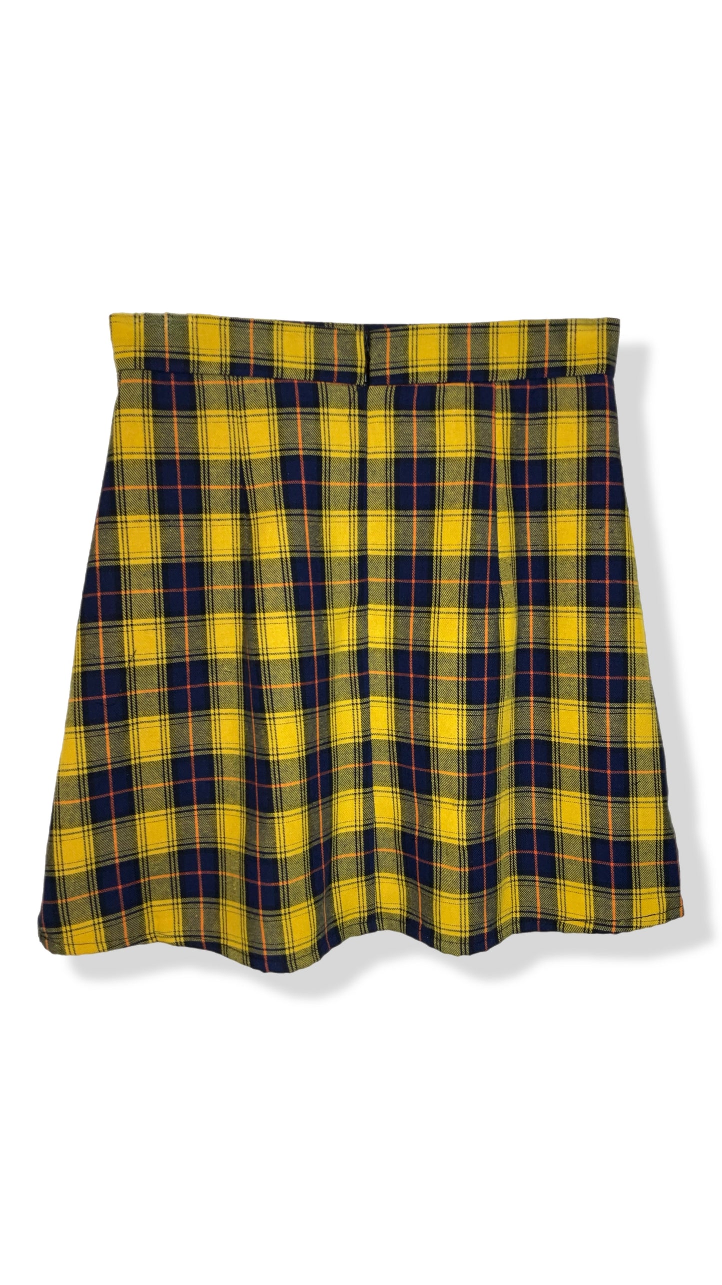 Tiger Mist “Harper Yellow Check” Skirt