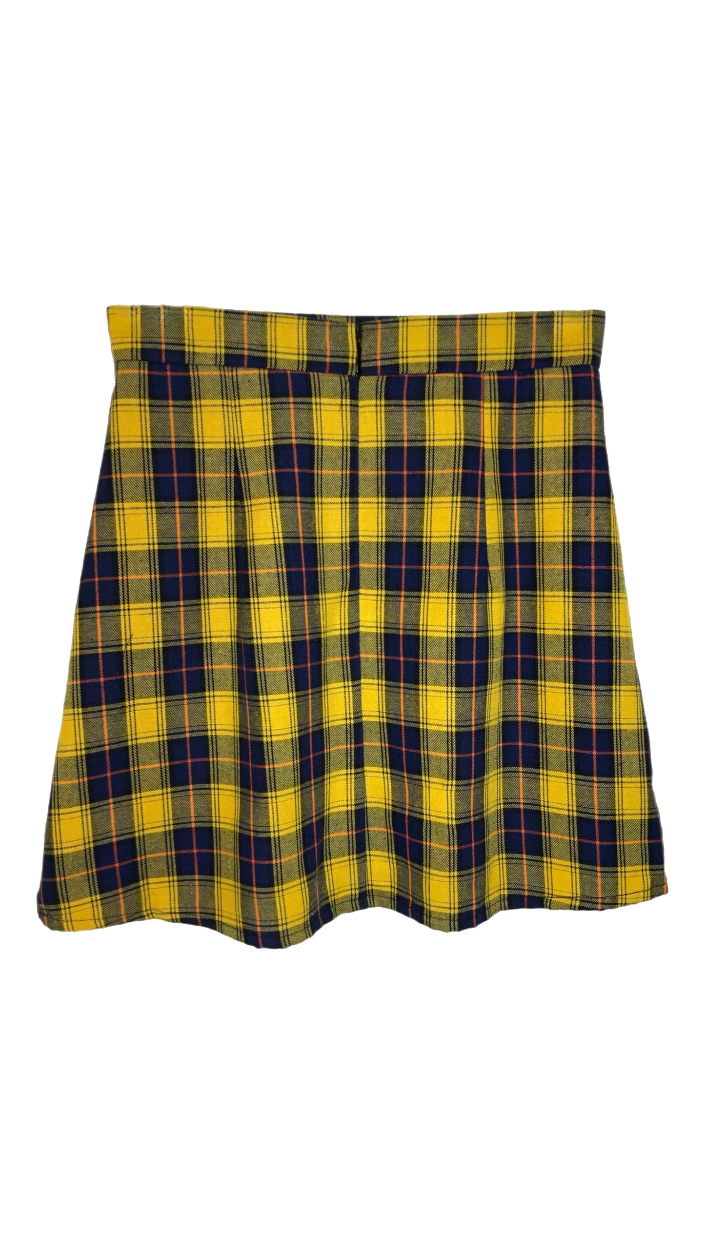 Tiger Mist “Harper Yellow Check” Skirt
