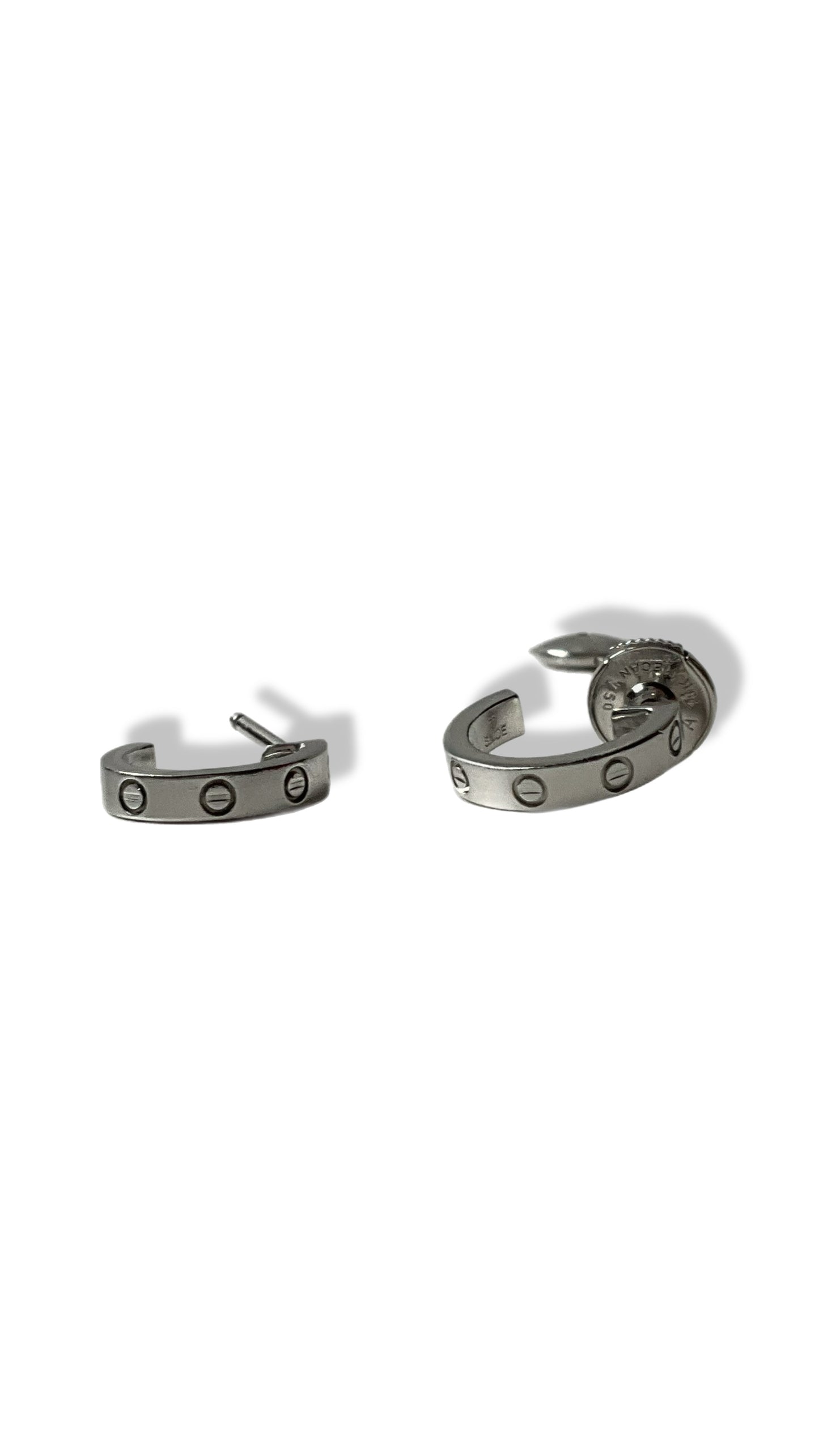 Cartier “Love” Hoop Earrings