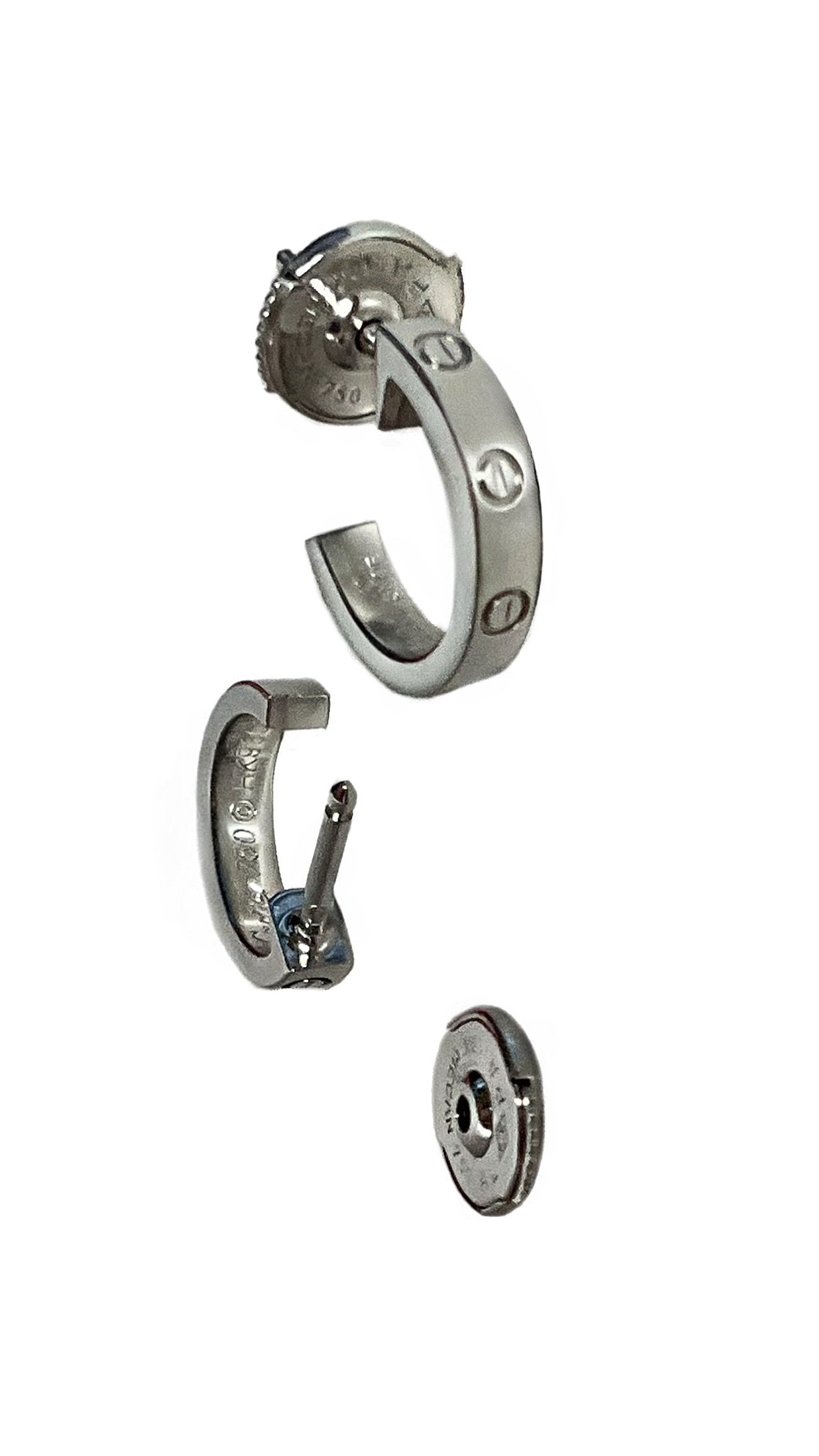 Cartier “Love” Hoop Earrings