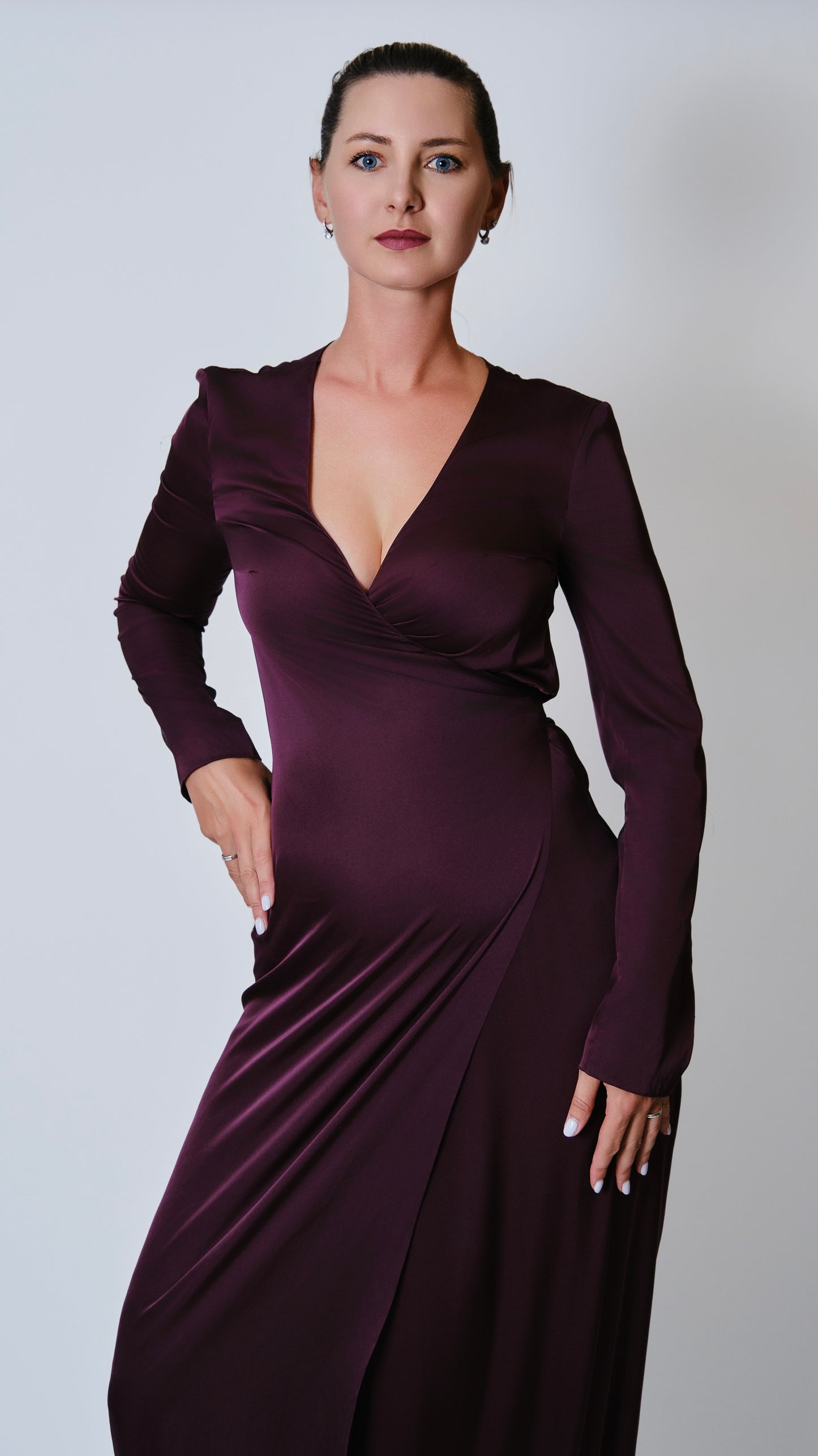 Kimono-Dress Purple