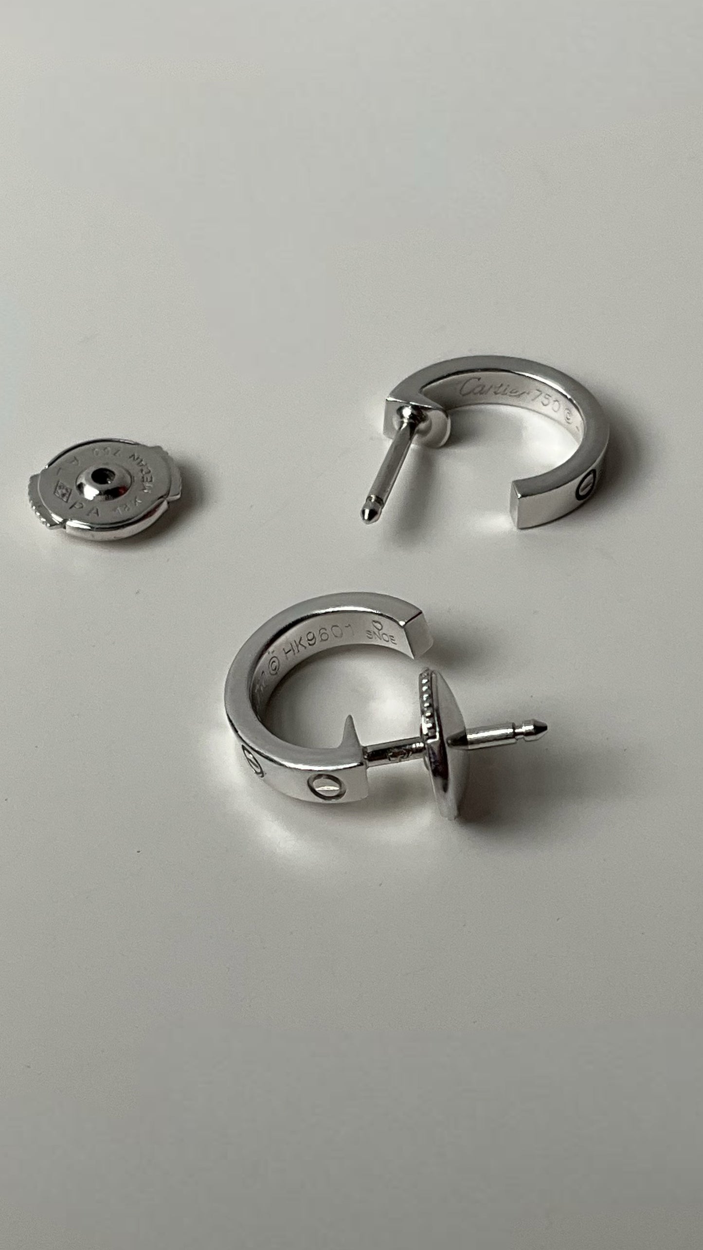Cartier “Love” Hoop Earrings