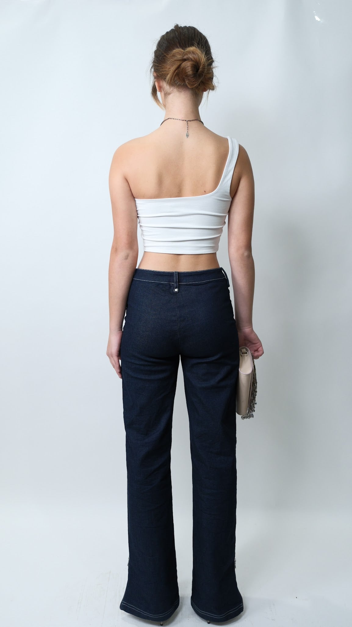 Tiger Mist One-Shoulder Top