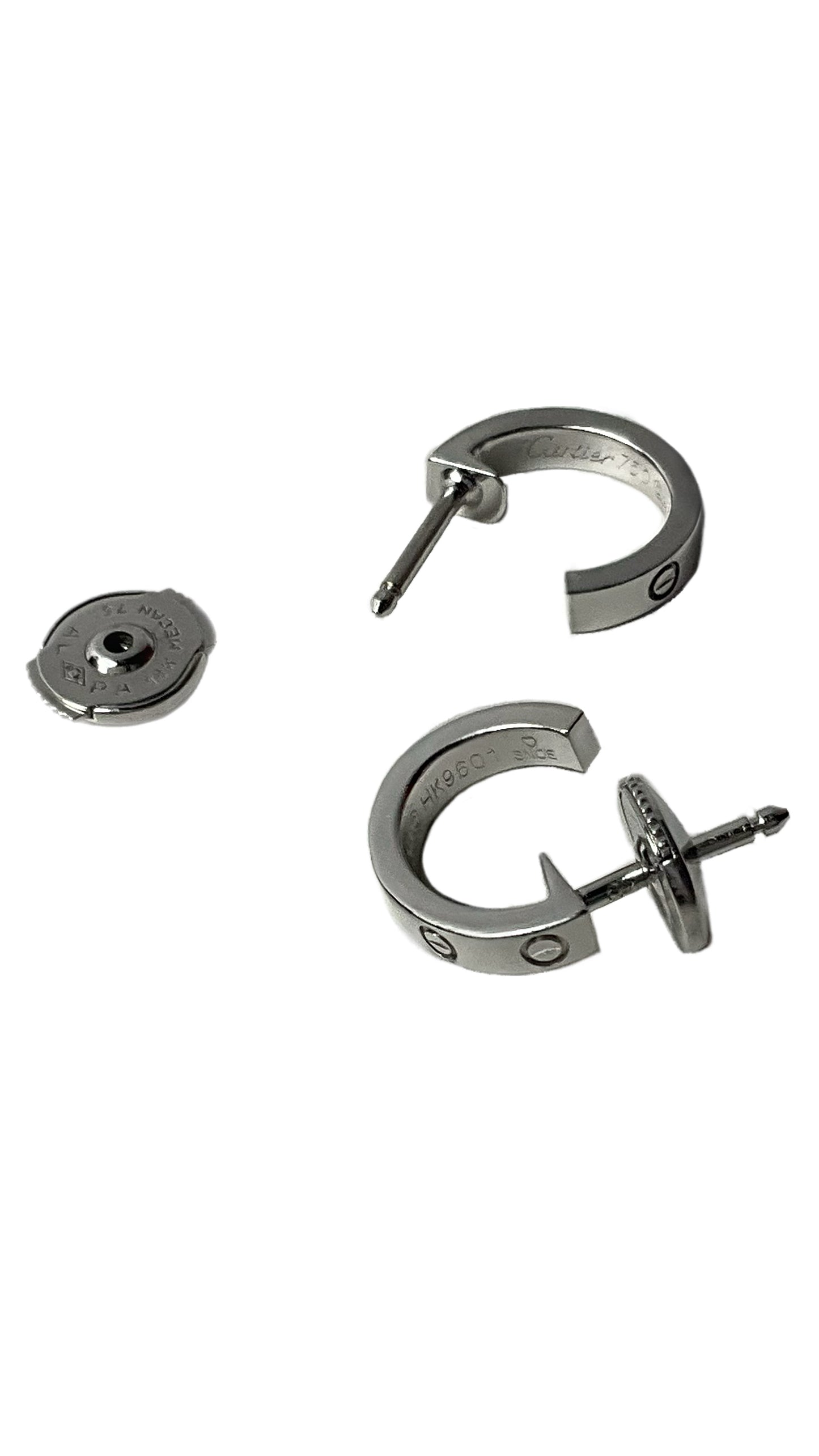 Cartier “Love” Hoop Earrings