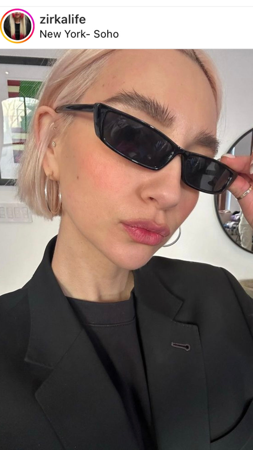 Narrow Rectangle Sunglasses
