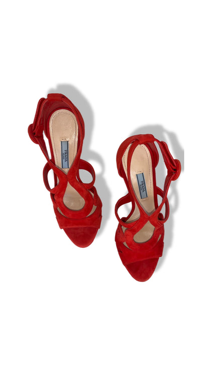 PRADA Suede Sandals