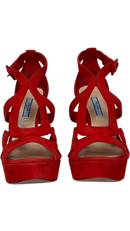 PRADA Suede Sandals