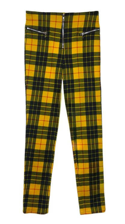 Tiger Mist "Pearl Plaid Yellow" Pants