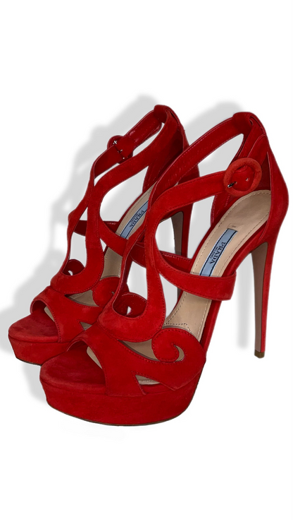 PRADA Suede Sandals