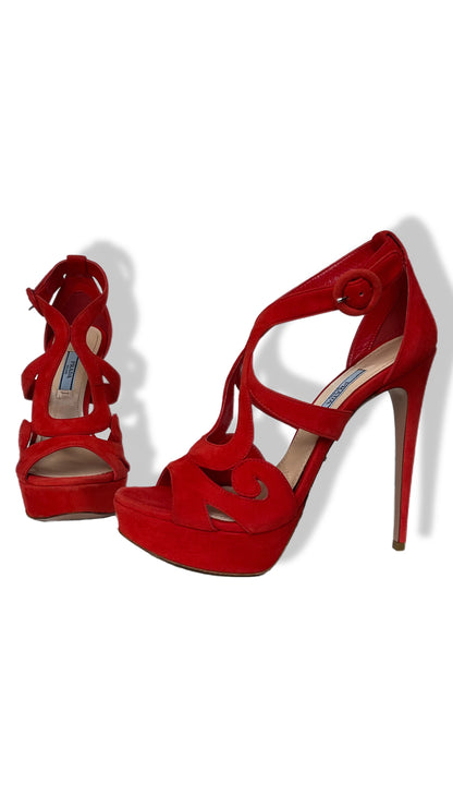 PRADA Suede Sandals