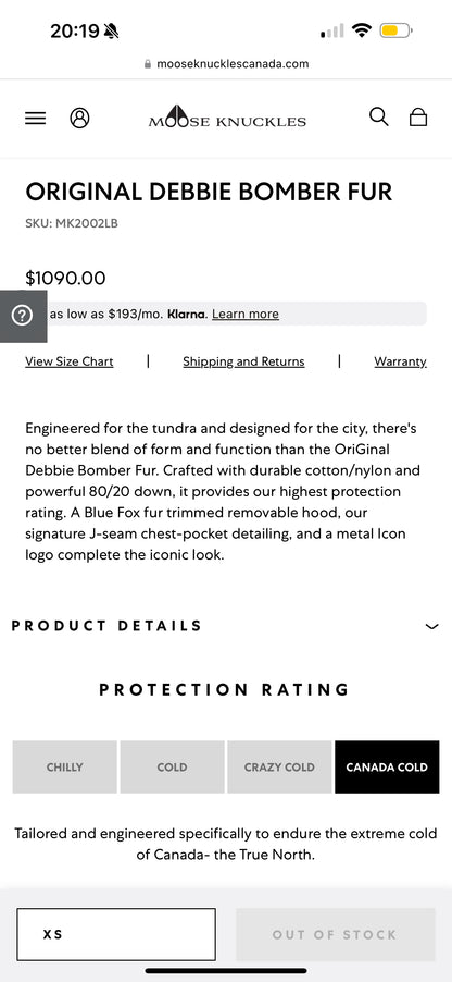 MOOSE KNUCKLES Jacket