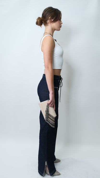 Tiger Mist One-Shoulder Top