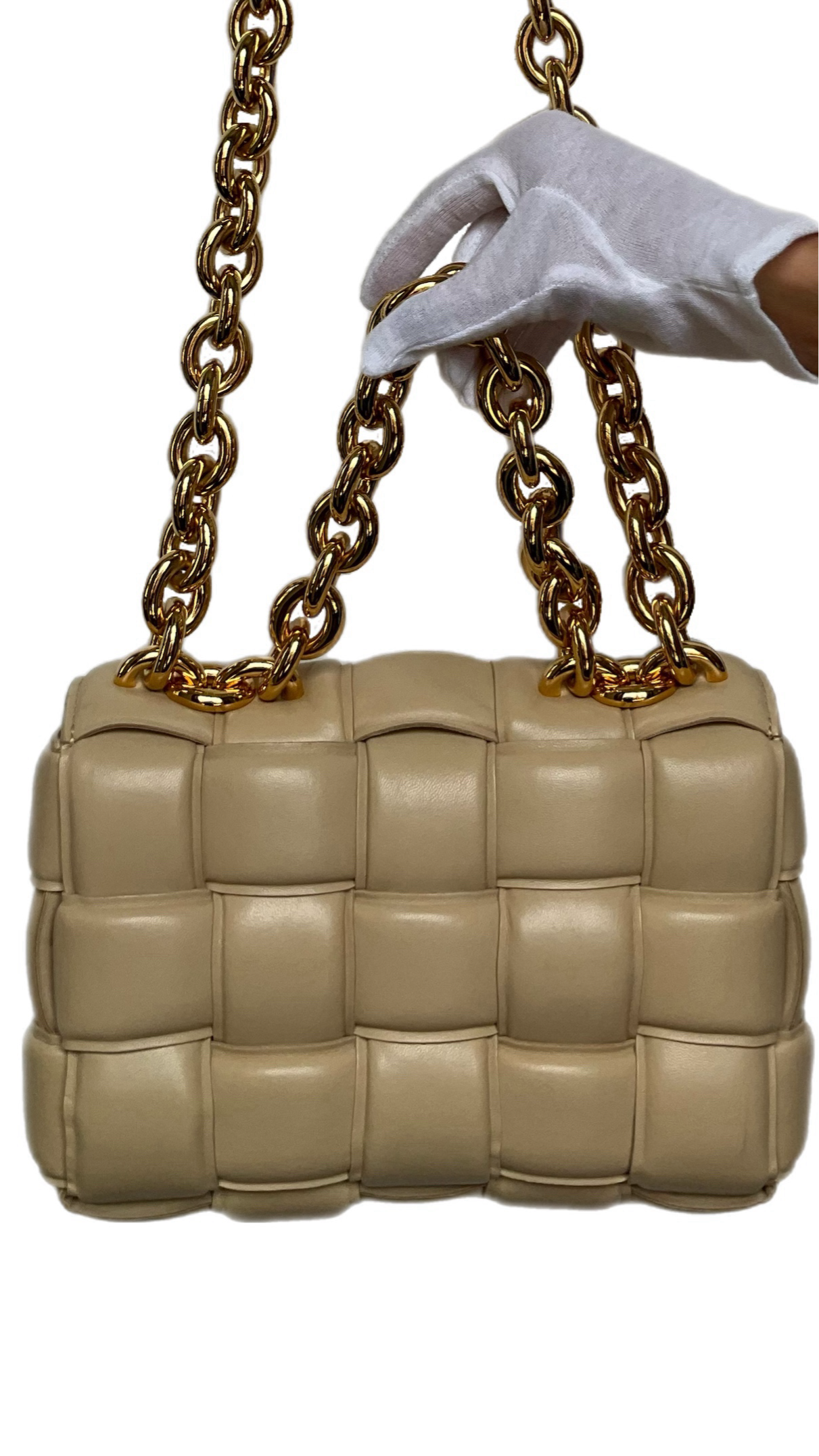 BOTTEGA VENETA Padded Chain “CASSETTE” Bag