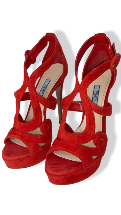 PRADA Suede Sandals