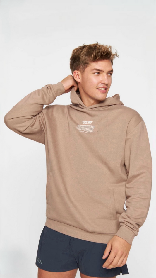 OCN WEED “Taupe” Unisex Hoodie | New | With Tag |