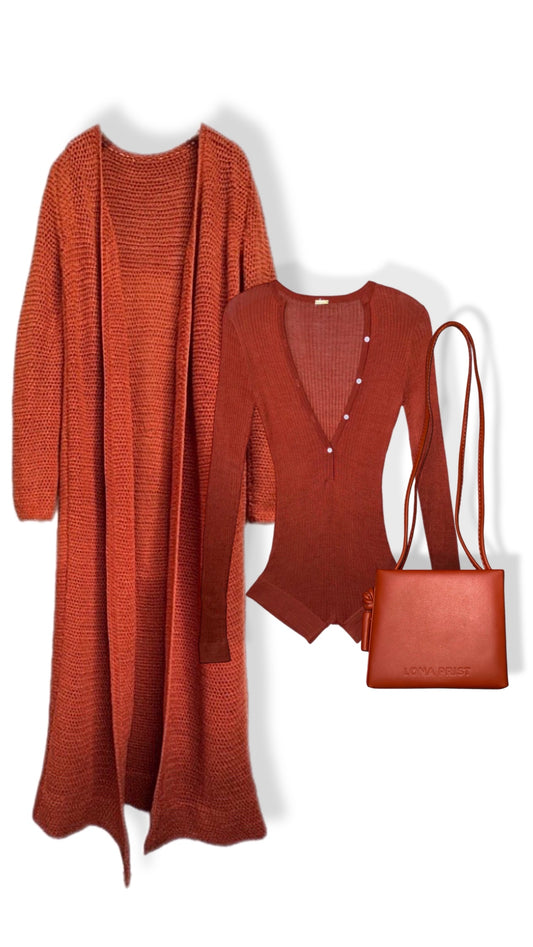 The “ Casual Burnt Orange “ Set