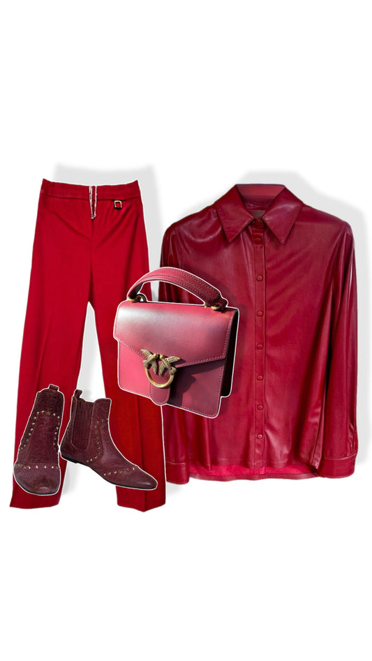 The " Casual Chic Red " Set