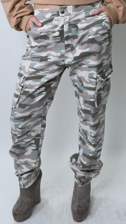 Tiger Mist Camo Cargo Pants