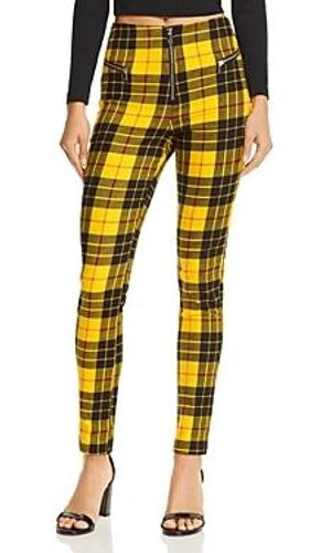 Tiger Mist "Pearl Plaid Yellow" Pants