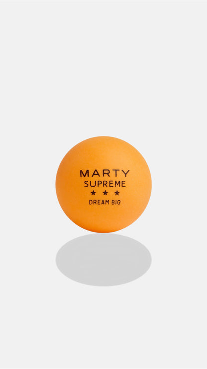 Marty Supreme Limited Edition Collectible Table Tennis Balls — Pack of 6